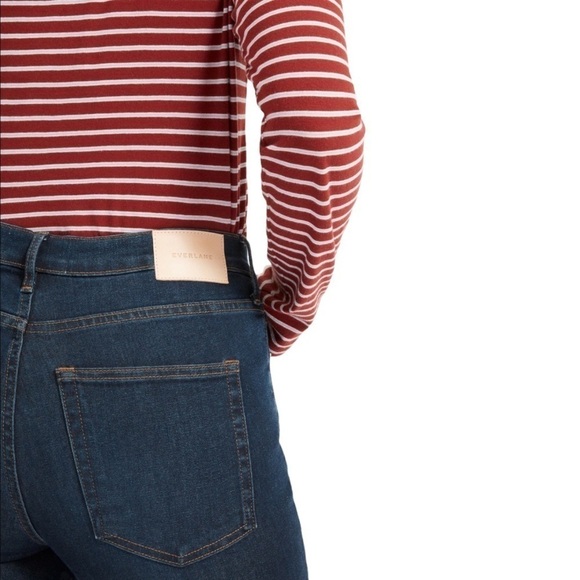Everlane Blue Medium Wash Authentic‎ Stretch Mid Rise Skinny Jeans Size 23 - Picture 3 of 14